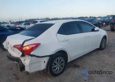 2019 Toyota Corolla L из США, поврежденный, VIN 2T1BURHE7KC147006